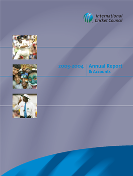 ICC Annual Report 2003-04 3 2003-04 Annual Report