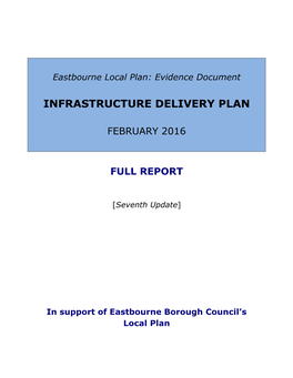 Infrastructure Delivery Plan