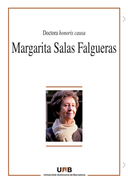 Margarita Salas Falgueras