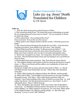 Luke 23–24 Translation (PDF)