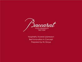 Baccarat Hotel & Residences New York