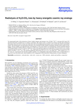 Radiolysis of H2O:CO2 Ices by Heavy Energetic Cosmic Ray Analogs