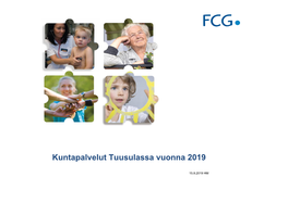 Kuntapalvelut Tuusulassa Vuonna 2019