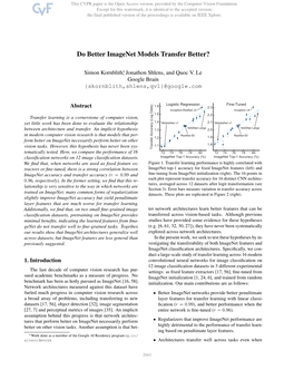 Do Better Imagenet Models Transfer Better?