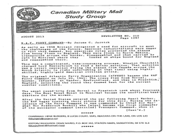 Canadian Militarymall Study Group