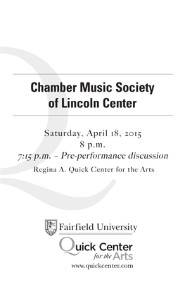 Chamber Music Society of Lincoln Center