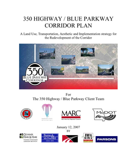 350 Highway / Blue Parkway Corridor Plan