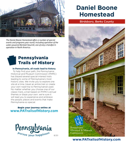 Daniel Boone Homestead Brochure