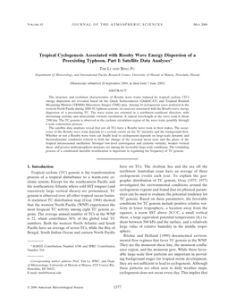 Tropical Cyclogenesis Associated with Rossby Wave Energy Dispersion of a Preexisting Typhoon