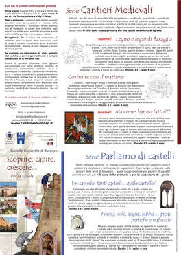 Serie Cantieri Medievali Serie Parliamo Di Castelli