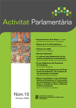 Activitat Parlamentària