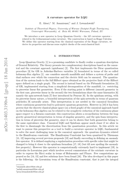 Arxiv:1403.3190V4 [Gr-Qc] 18 Jun 2014 ‡ † ∗ Stefloig H Oetintr Ftehmloincon Hamiltonian the of [16]