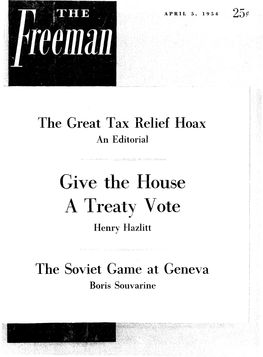 The Freeman April 1954