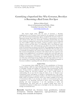 Gentrifying a Superfund Site: Why Gowanus, Brooklyn Is Becoming a Real Estate Hot Spot