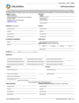 CAP Form A312B Payment Bond