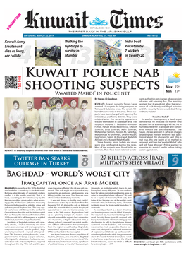 Kuwait Police Nab Shooting Suspects