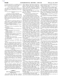 Congressional Record—Senate S1432