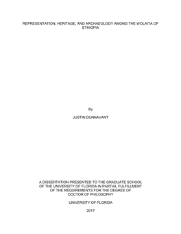 University of Florida Thesis Or Dissertation Formatting Template