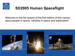 SD2905 Human Spaceflight