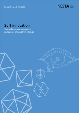 Soft Innovation Towards a More Complete Picture of Innovative Change