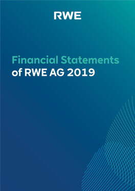 Financial Statements of RWE AG 2019