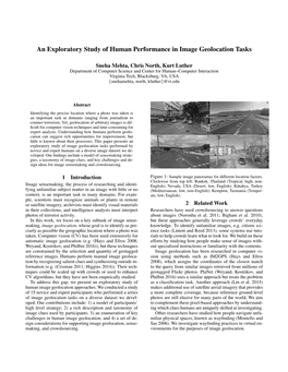 An Exploratory Study of Human Performance in Image Geolocation Tasks