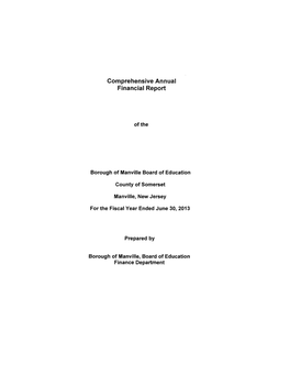 Comprehensive Annual Financial Report