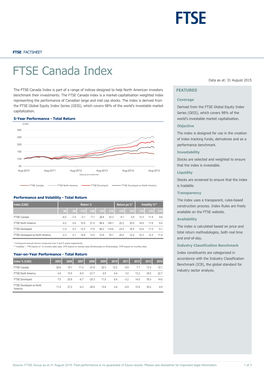 FTSE Factsheet