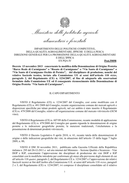 Decreto Adeguamento Osservazioni