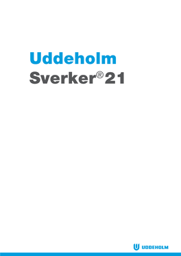 Uddeholm Sverker 21