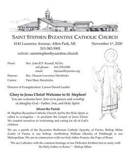 St. Stephen! You Are Welcome Here