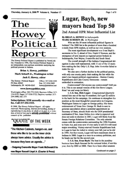 Howey T Political Report