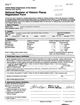 National Register of Historic Places Continuation Sheet