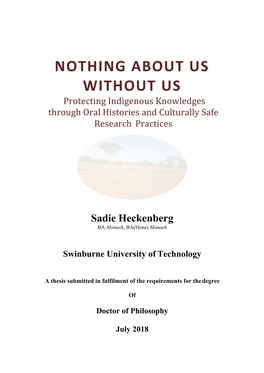 Sadie Heckenberg Thesis