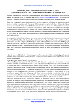 Comunicato Stampa Del 27 Novembre 2020