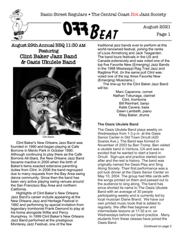 Clint Baker Jazz Band & Oasis Ukulele Band