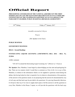 Income Tax (Amendment) Bill 2016 – Bill No