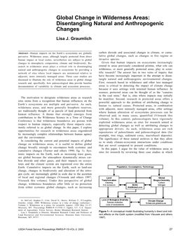 Wilderness As a Place for Scientific Inquiry; 1999 May 23–27; Missoula, MT