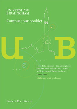 Birmingham University Campus Tour Booklet