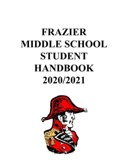 Frazier Middle School Student Handbook 2020/2021