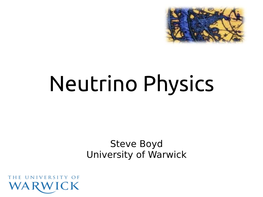 Neutrino Physics