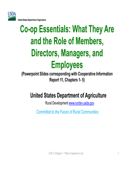 Co-Op Essentials: What They Are and the Role of Members, Directors