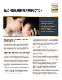 Smoking and Reproduction