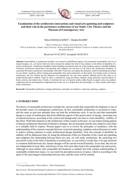 Examination of the Architecture Interactions and Visual