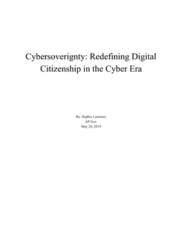 Redefining Digital Citizenship in the Cyber Era