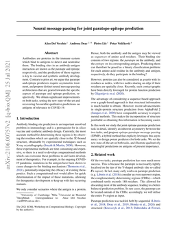 Neural Message Passing for Joint Paratope-Epitope Prediction