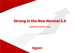 Strong in the New Normal 2.0