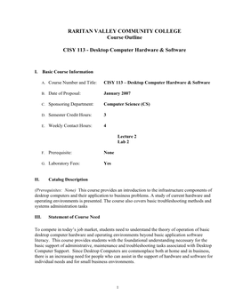 Desktop Computer Hardware & Software