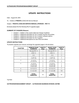 LOGIQ 500 Service Manual