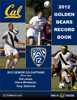 2012 Golden Bears Record Book